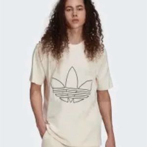 Adidas Embroidered Trefoil Tee Men’s Size Small
